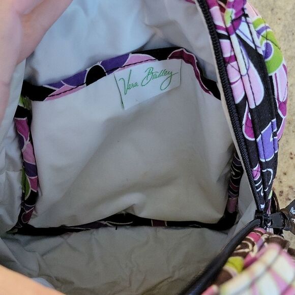 Vera Bradley Purple Punch insulated lunch bag, retired pattern - Picture 3 of 5